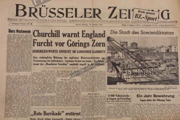 Brüsseler Zeitung, 19.10.1942