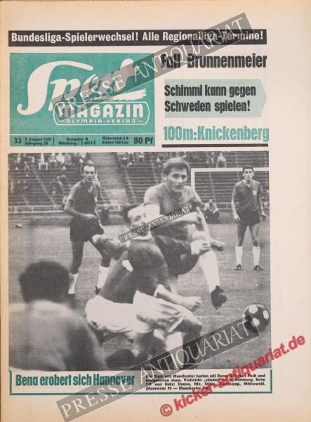 Sportmagazin Nr. 33A, 09.08.1965 bis 15.08.1965
