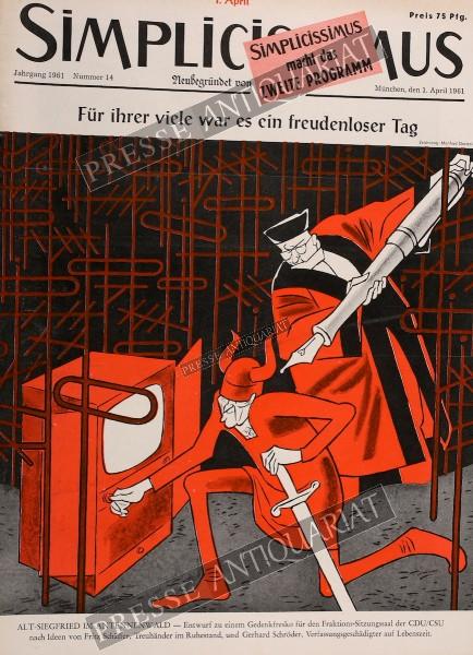 Simplicissimus, 01.04.1961 bis 07.04.1961