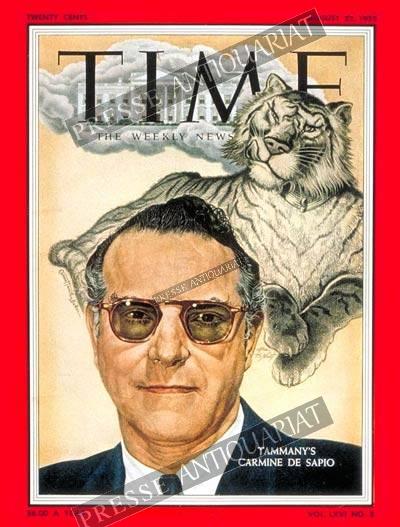 TIME Magazin – 22. August 1955 – Carmine De Sapio & die Tammany Hall