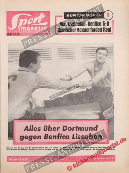 Sportmagazin Nr. 49B, 05.12.1963 bis 11.12.1963