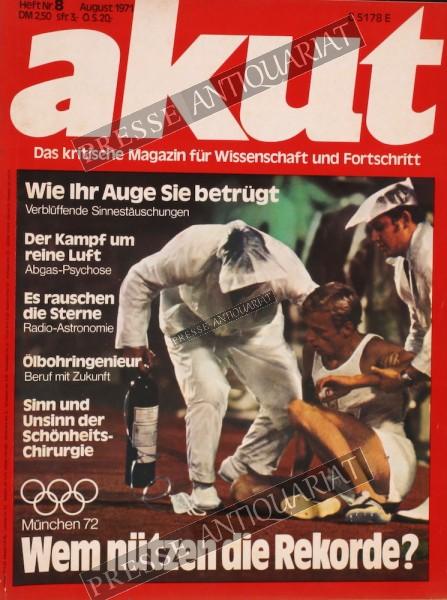 Wissenschaftsmagazin AKUT, 01.08.1971 bis 31.08.1971