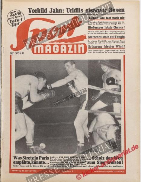 Sportmagazin Nr. 3B, 20.01.1955 bis 26.01.1955