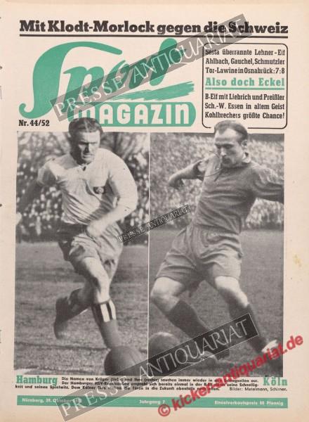 Sportmagazin Nr. 44A, 29.10.1952 bis 04.11.1952