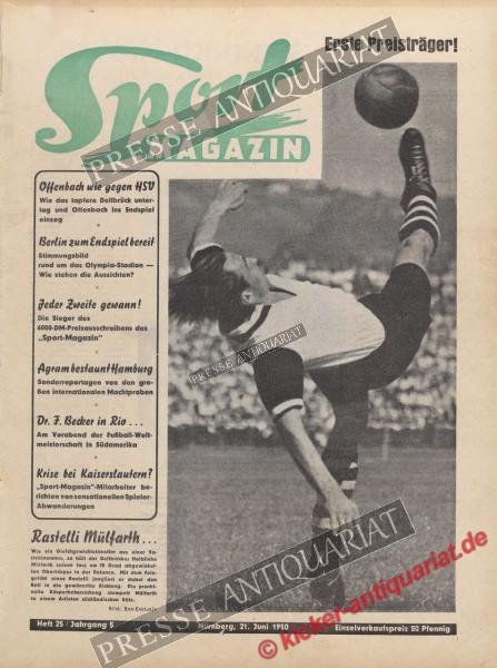 Sportmagazin Nr. 25, 21.06.1950 bis 27.06.1950