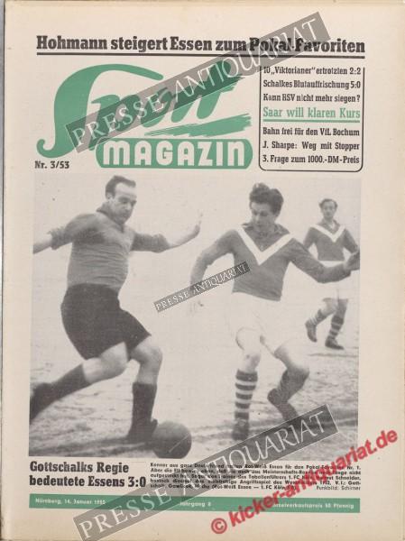 Sportmagazin Nr. 3A, 14.01.1953 bis 20.01.1953