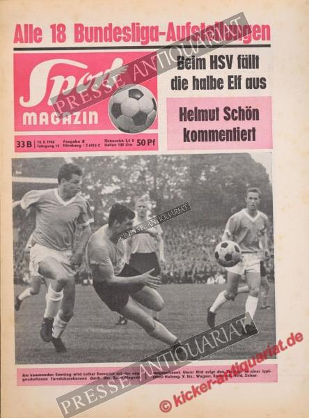Sportmagazin Nr. 33B, 18.08.1966 bis 24.08.1966