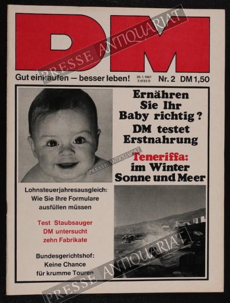 DM Die Deutsche Mark Zeitschrift mit dem Warentest, 20.01.1967 bis 02.02.1967