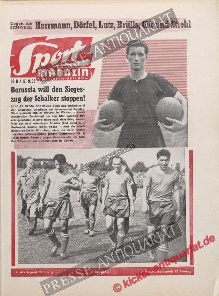 Sportmagazin Nr. 38B, 17.09.1959 bis 23.09.1959
