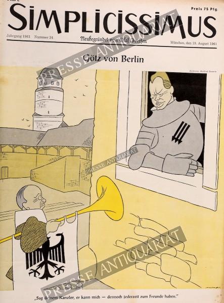 Simplicissimus, 19.08.1961 bis 25.08.1961