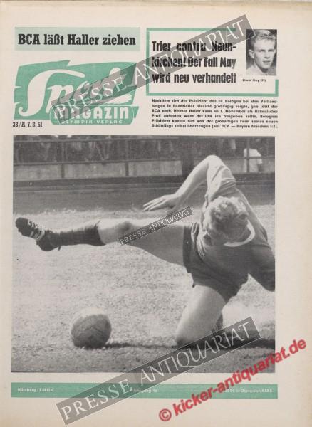 Sportmagazin Nr. 33A, 07.08.1961 bis 13.08.1961