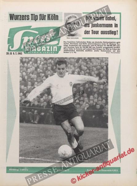 Sportmagazin Nr. 28A, 09.07.1962 bis 15.07.1962