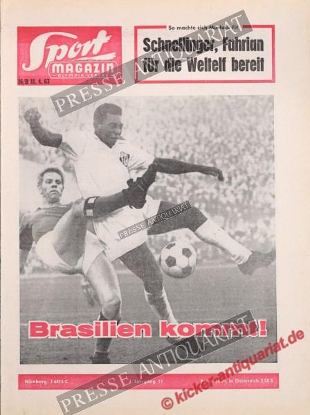 Sportmagazin Nr. 16B, 18.04.1963 bis 24.04.1963