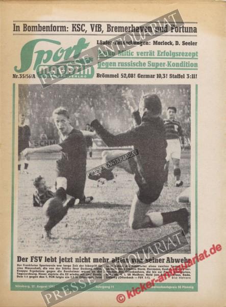 Sportmagazin Nr. 35A, 27.08.1956 bis 02.09.1956
