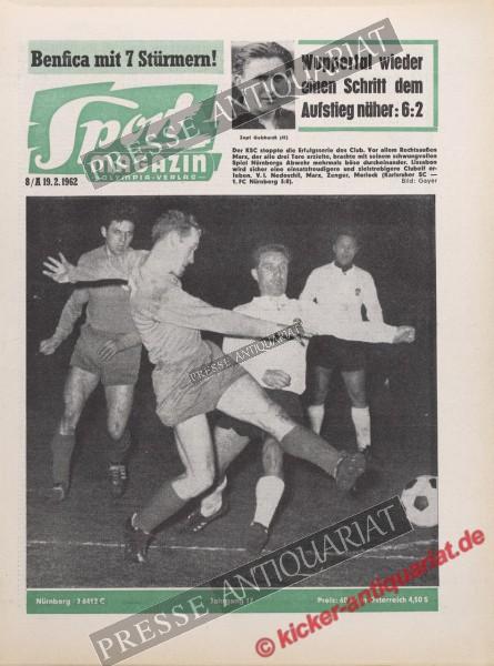Sportmagazin Nr. 8A, 22.02.1962 bis 28.02.1962