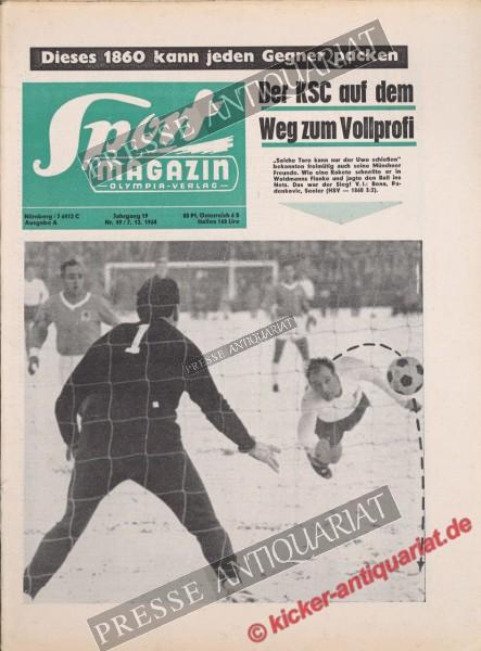 Sportmagazin Nr. 49A, 07.12.1964 bis 13.12.1964