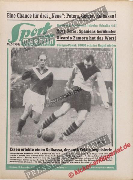 Sportmagazin Nr. 51A, 17.12.1956 bis 23.12.1956