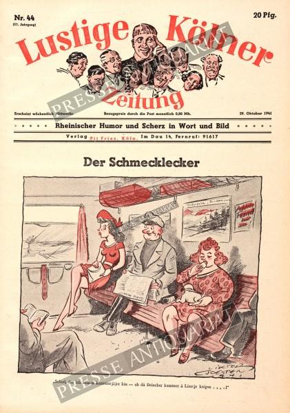Lustige Kölner Zeitung, 29.10.1941 bis 04.11.1941