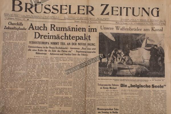 Brüsseler Zeitung, 24.11.1940