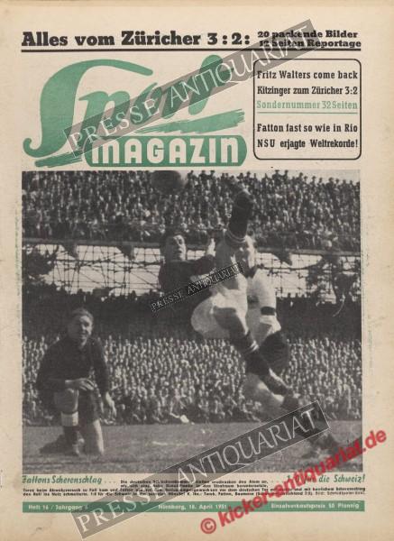 Sportmagazin Nr. 16, 18.04.1951 bis 24.04.1951