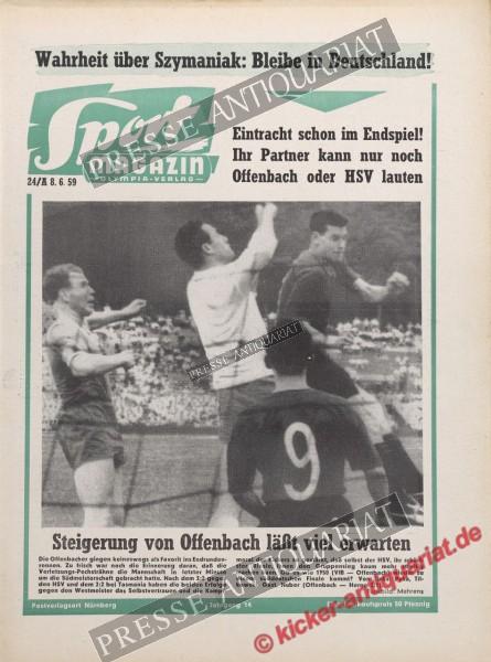Sportmagazin Nr. 23A, 08.06.1959 bis 14.06.1959