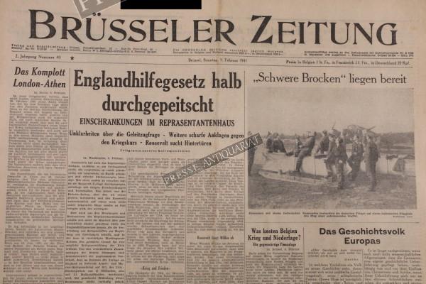 Brüsseler Zeitung, 09.02.1941