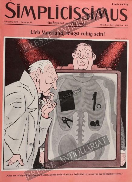 Simplicissimus, 01.10.1960 bis 07.10.1960