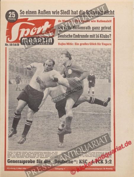 Sportmagazin Nr. 18B, 03.05.1956 bis 09.05.1956