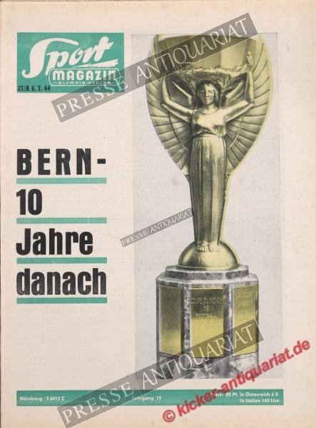 Sportmagazin Nr. 27A, 06.07.1964 bis 12.07.1964