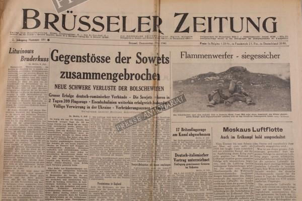 Brüsseler Zeitung, 10.07.1941