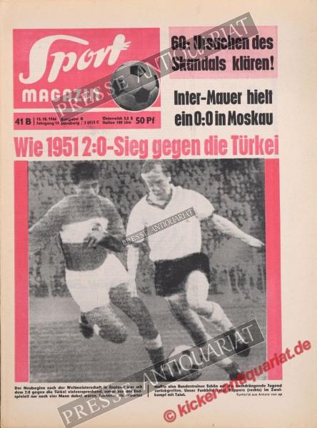 Sportmagazin Nr. 41B, 13.10.1966 bis 19.10.1966