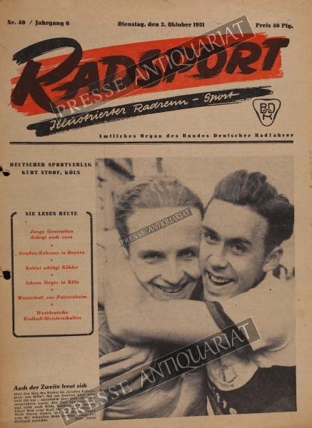 Radsport Illustrierte, 02.10.1951 bis 15.10.1951