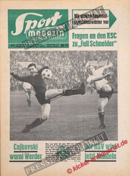 Sportmagazin Nr. 44A, 25.10.1965 bis 31.10.1965