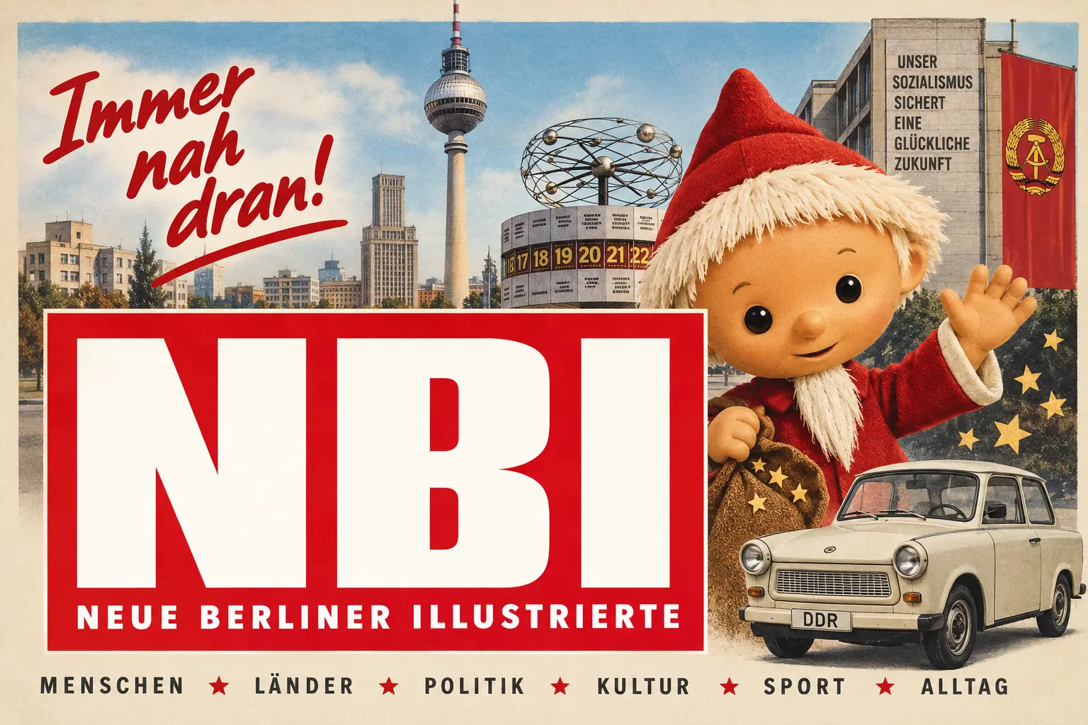 Neue Berliner Illustrierte NBI – historische DDR-Wochenillustrierte Neue Berliner Illustrierte NBI – historische DDR-Zeitschrift