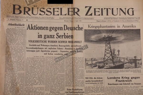 Brüsseler Zeitung, 01.04.1941
