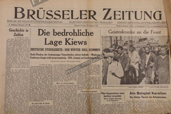 Brüsseler Zeitung, 29.08.1941
