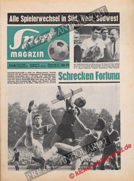 Sportmagazin Nr. 34A, 22.08.1966 bis 28.08.1966