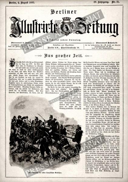 Berliner Illustrirte Zeitung, 04.08.1895 bis 10.08.1895