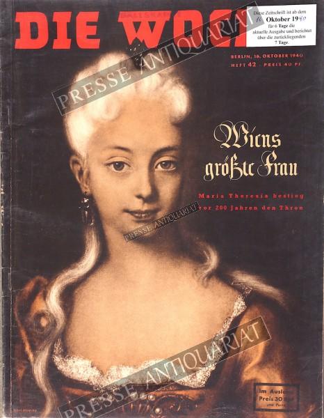 Die Woche, 16.10.1940 bis 22.10.1940