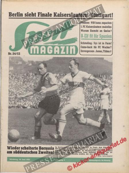 Sportmagazin Nr. 24A, 10.06.1953 bis 16.06.1953