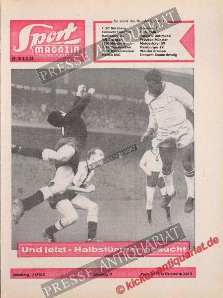 Sportmagazin Nr. 19B, 08.05.1963 bis 14.05.1963