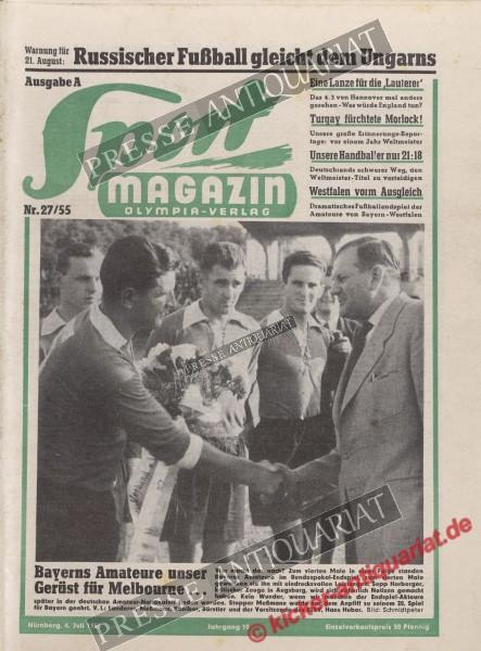 Sportmagazin Nr. 27A, 04.07.1955 bis 10.07.1955