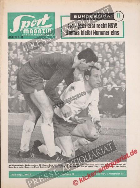 Sportmagazin Nr. 46A, 18.11.1963 bis 24.11.1963