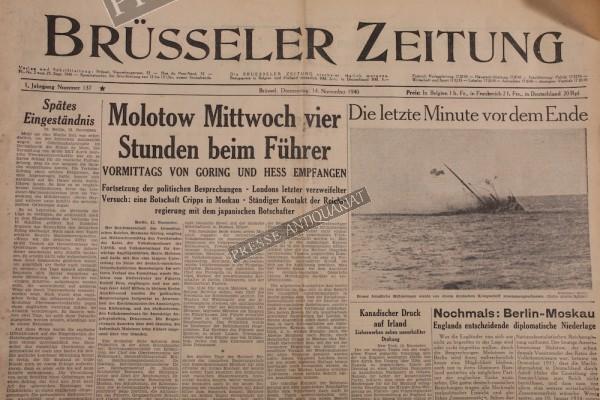 Brüsseler Zeitung, 14.11.1940