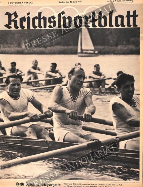 Reichssportblatt, 25.06.1940 bis 01.07.1940