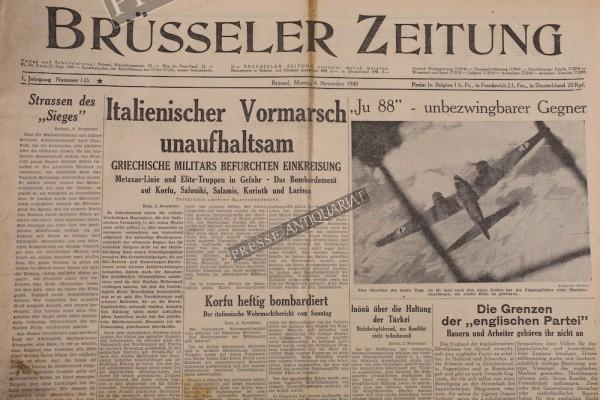 Brüsseler Zeitung, 04.11.1940