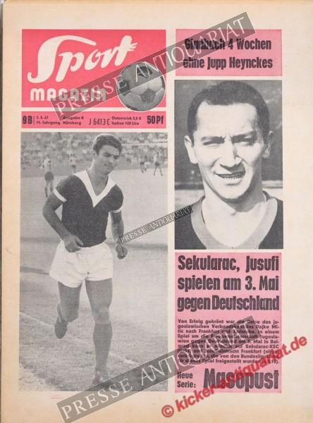 Sportmagazin Nr. 9B, 02.03.1967 bis 08.03.1967