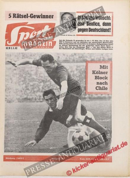 Sportmagazin Nr. 18B, 03.05.1962 bis 09.05.1962