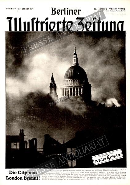 Die City von London brennt! Rund um die St. Pauls Kathedrale prasseln die Flammen zum nächtlichen Winterhimmel empor. Dicke Rauchwolken verhüllen die ungeheuren Zerstörungen, die der Angriff der Luftwaffe auf die City in der Nacht zum 30. Dezember anricht
