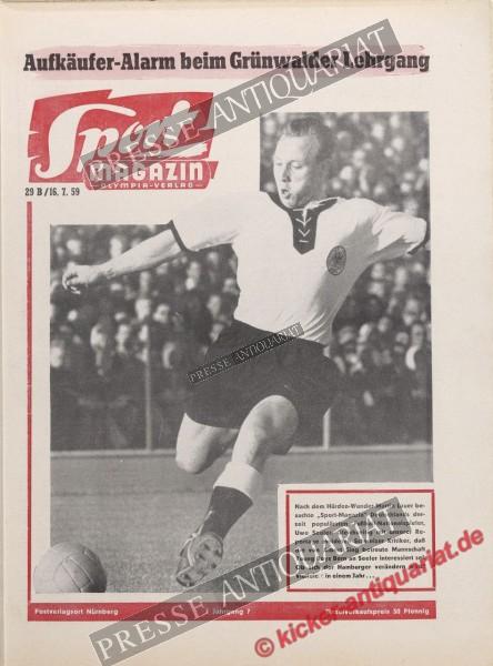 Sportmagazin Nr. 29B, 16.07.1959 bis 22.07.1959